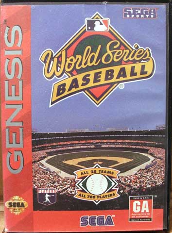 World Series Baseball with Box - Genesis