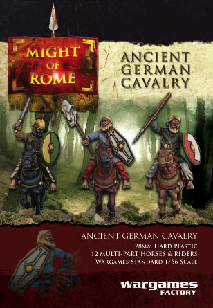 Might of Rome: Ancient German Cavalry Plastic Figures