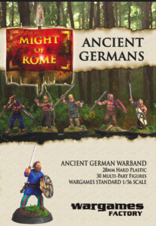 Might of Rome: Ancient German Warband Plastic Figures