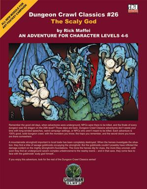 Dungeon Crawl Classics: No 26: The Scaly God