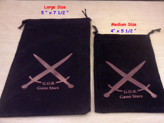 GOB Dice Bag Large: Black