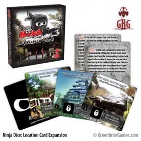 Ninja Dice Game: Location Cards Expansion