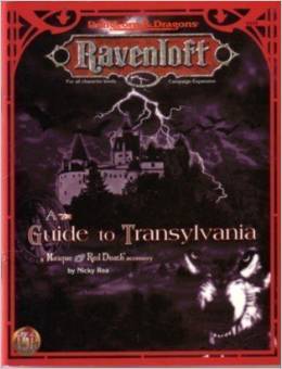 Dungeons and Dragons 2nd ed: Ravenloft: A Guide to Transylvania - Used