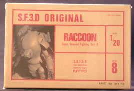S.F.3.D Original: Raccoon: Super Armored Fighting Suit R - Used