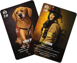 Flash Point: Fire Rescue 2nd ed: Veteran and Rescue Dog Accessory Pack