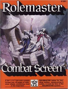 Rolemaster 2nd Ed: Combat Screen: 1001 - Used