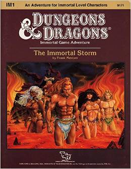 Dungeons and Dragons: 1st ed: The Immortal Storm - Used