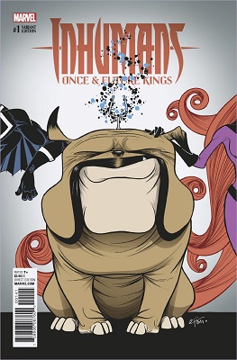 Inhumans: Once and Future Kings no. 1 (1 of 5) (Duarte Lockjaw Variant) (2017 Series)