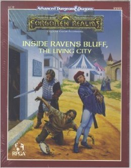 Dungeons and Dragons 2nd ed: Forgotten Realms: Inside Ravens Bluff, The Living City - Used