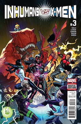 Inhumans Vs X-Men no. 3 (3 of 6) (2016 Series)