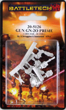 Classic Battletech: Gun GN-20 PRIME: TRO 3145 - 20 Ton: 20-5126