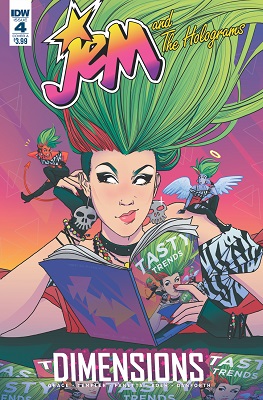 Jem and The Holograms: Dimensions no. 4 (2017 Series)