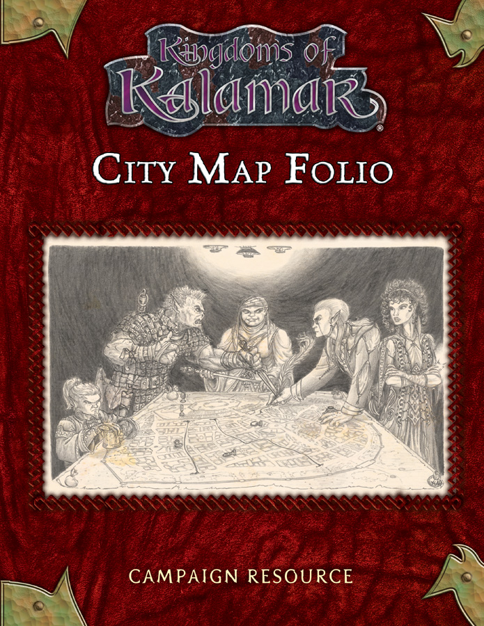 Kingdoms of Kalamar: City Map Folio: Campaign Resource