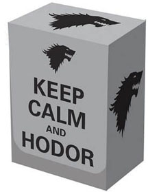 Deck Box: Keep Calm and Hodor: LGNBOX033