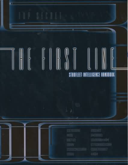 Star Trek: the Next Generation Role Playing: the First Line: Starfleet Intelligence Handbook - Used