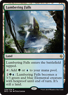 Lumbering Falls (Battle for Zendikar) - FOIL