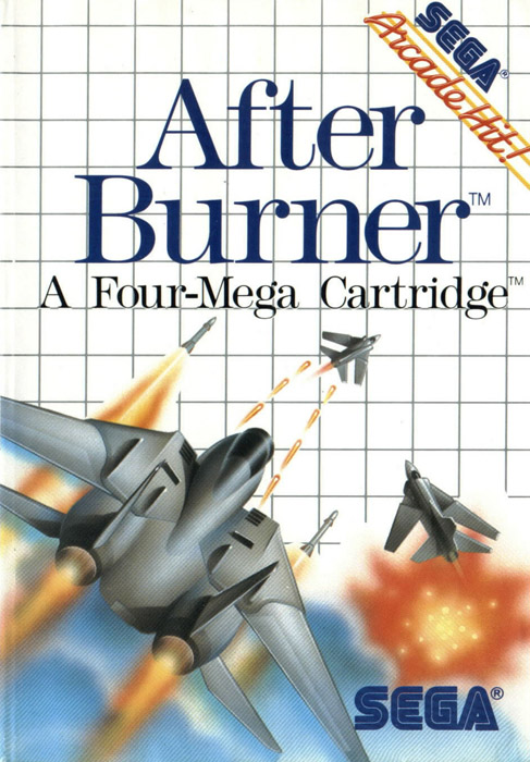 After Burner: A Four-Mega Catridge - Sega Master
