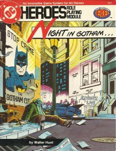 DC Heroes Role Playing Game Module: Night in Gotham: 0212 - Used