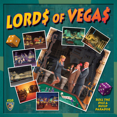 Lords of Vegas Board Game - USED - By Seller No: 24281 Bart Buxton