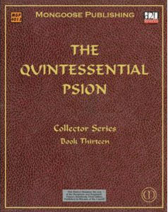 D20: The Quintessential Psion: Collector Series Book Thirteen - Used