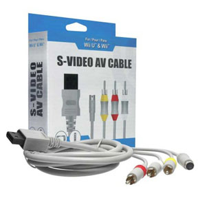 Wii / Wii U S-Video AV Cable - New