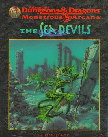 Dungeons and Dragons 2nd ed: Monstrous Arcana: the Sea Devils - Used