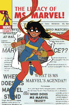 Ms Marvel no. 25 (2017 Series) (Variant Cover)