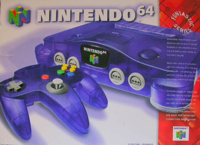 Nintendo 64 Funtastic Series: Grape Purple: Complete System - Used