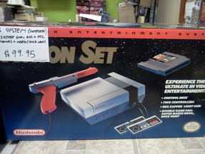 NES System in Original Box With Zapper Gun and Duck Hunt and 2 controllers