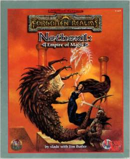 Dungeons and Dragons 2nd ed: Forgotten Realms: Netheril: Empire and Magic Box Set - Used