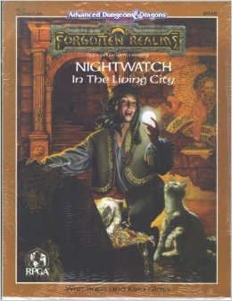 Dungeons and Dragons 2nd ed: Forgotten Realms: Nightwatch in the Living City - Used