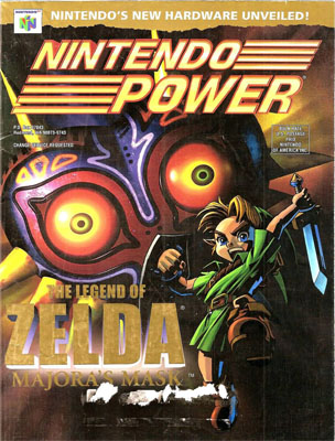 Nintendo Power Mgazine: The Legend of Zelda Majora's Mask - Used