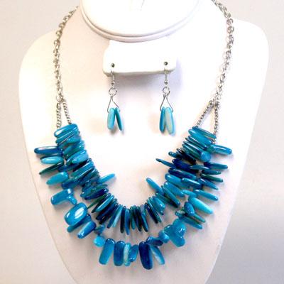 Blue Necklace Sets: 812303