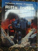 Rifts 1st ed: Index and Adventures: Volume One