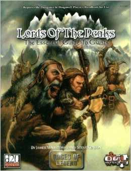 D20: Lords of the Peaks: the Essential Guide to Giants