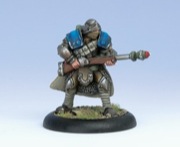 Warmachine: Cygnar: Trencher Grenade Porter Special Weapon Attachment: 31048 (DR)