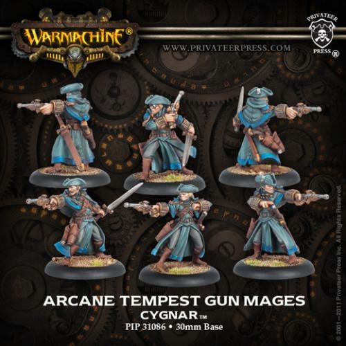 Warmachine: Cygnar: Arcane Tempest Gun Mages Box Set: 31086