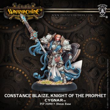 Warmachine: Cygnar: Constance Blaize, Knight of the Prophet Warcaster: 31090 - used