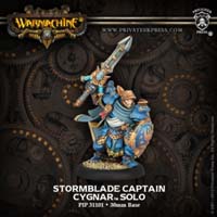 Warmachine: Cygnar: Stormblade Infantry Captain: 31101 - Used