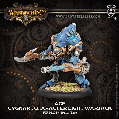 Warmachine: Cygnar: Ace: Character Light Warjack 31108