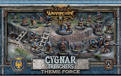 Warmachine: Cygnar: Trencher Force Box 31901