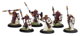 Warmachine: Protectorate of Menoth: Temple Flameguard Unit - Used