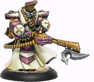 Warmachine: Protectorate of Menoth: Flameguard Cleanser Officer - Used