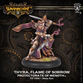 Warmachine: Protectorate of Menoth: Thyra, Flame of Sorrow Warcaster: 32086 - Used