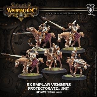 Warmachine: Protectorate of Menoth: Exemplar Vengers Unit: 32093 - Used