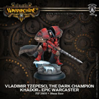 Warmachine: Khador: Vladimir Tzepesci, the Dark Champion - Used
