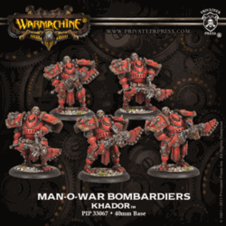 Warmachine: Khador: Man-O-War Bombardiers: Plastic Miniatures Kit: 33067
