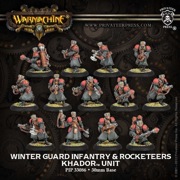 Warmachine: Khador: Winter Guard Infantry with Rocketeers: 33086 - Used