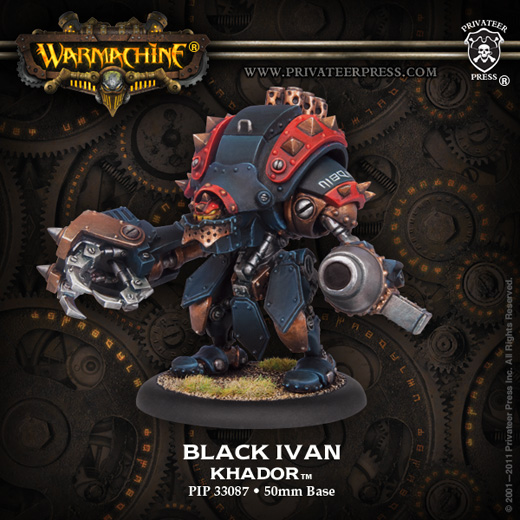 Warmachine: Khador: Black Ivan Heavy Warjack Upgrade Kit: 33087