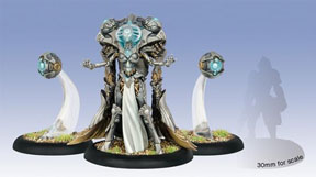 Warmachine: Convergence of Cyriss: Iron Mother Directrix and Exponent Servitors (3): 36010 - Used